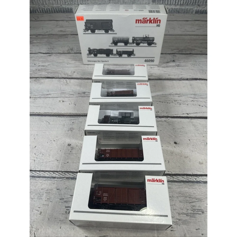 Märklin 46090 HO DRG FREIGHT CAR SET 5 PIECE ERA II NEW IN BOX